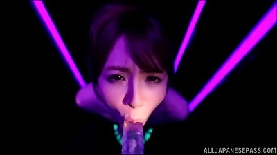 Miku Ohashi Sucks and Fucks a DIldo