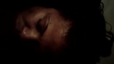 Dominican mommy sucking my balls