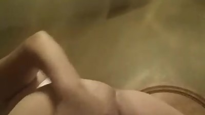 Latina milf fingers both holes