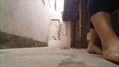 My milf neighbor's dirty soles