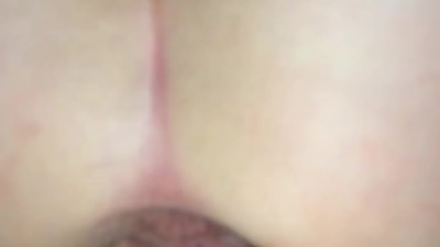 Reverse cowgirl, close up