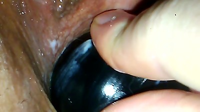 She got stuffed with balls