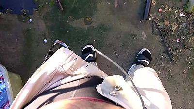 Don Stone Pissing Like A Dog In Backyard