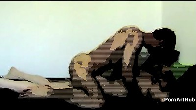 Straight couple sex with orgasm