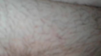 Lady fucks herself with homemade dildo