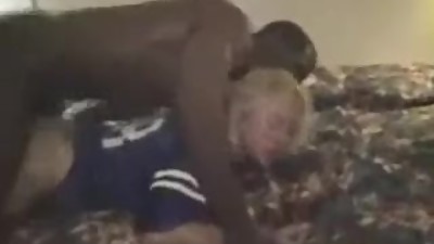 Black guy forces white milf