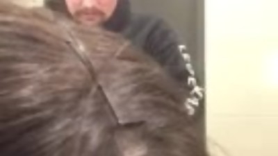 Creampie in Mall Bathroom