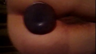 Small plug in wife's ass.
