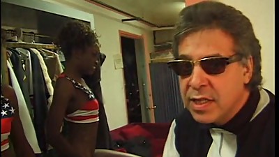 Sexy cock sucking bitches after the show