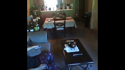 Flashing Cuban Milf indoor