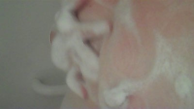 soaping my tits up in the shower