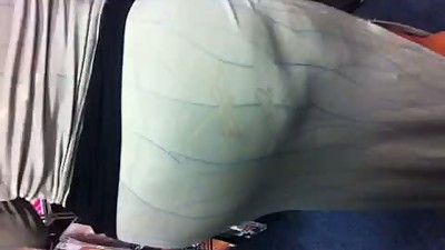 White Thong in See Thru Dress 2