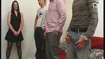 French milf Amelie in stockings