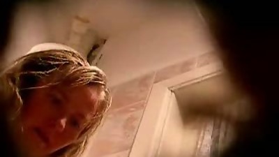 my mother washing her pussy