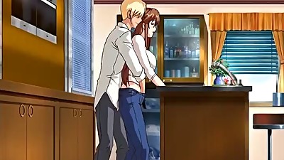 Busty Mommy and her boy