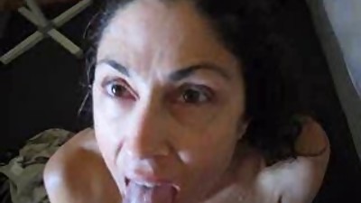 Gorgeous Latina Milf Facial