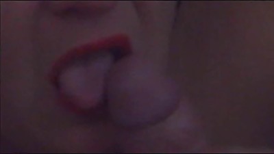 Toungue dance on my cock