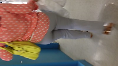 Walking behind Puerto Rican Milf Nice