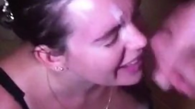 MILF Sucks Dick For Her Facial