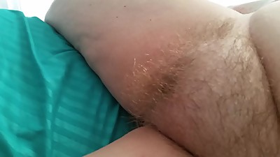 leg hanging out of bed reveal her soft