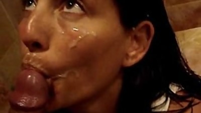 Wonderful Dark-haired Milf Receives Jizz