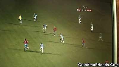 Granny loses a bet and gives up her