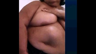Brazilian Granny horny masturbates