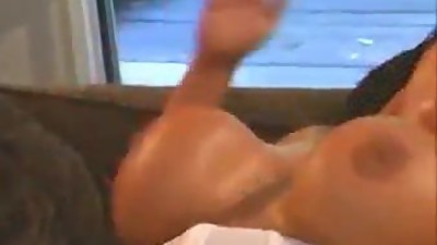 Fake titted whore loves cocks