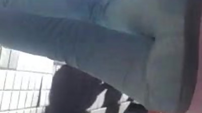 Cum public on swetter