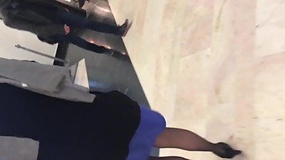 jolie femme up bas nylon