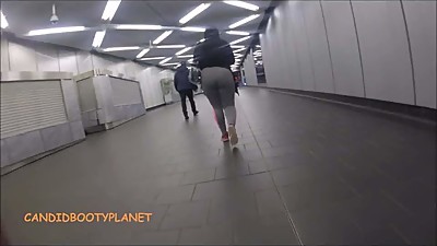 Candid Phat Booty Donk in Tight Pants