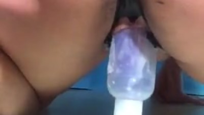 mature self bondage & dildo play 6